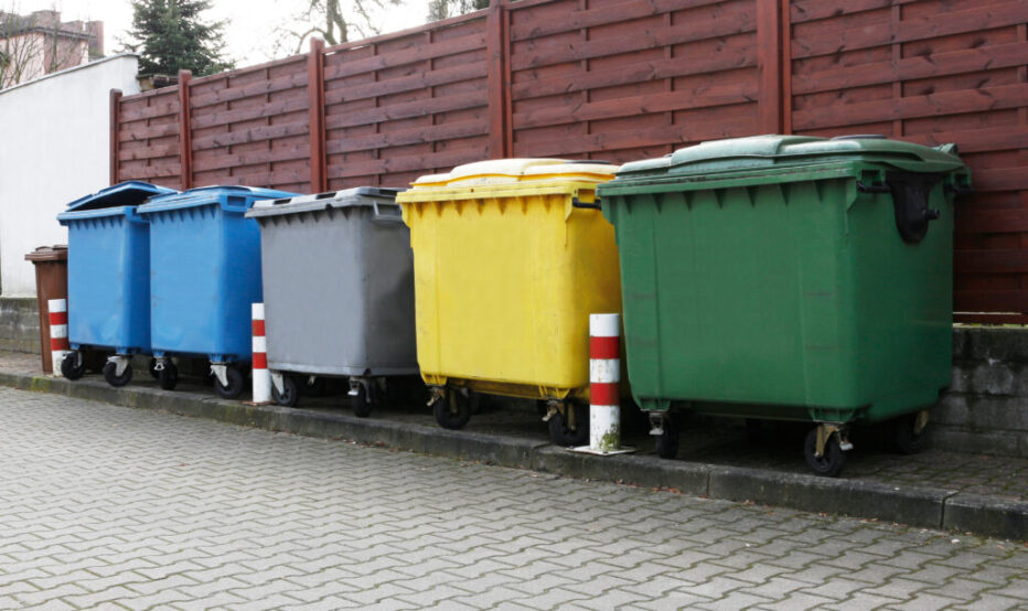 pojemniki na odpady segregowane